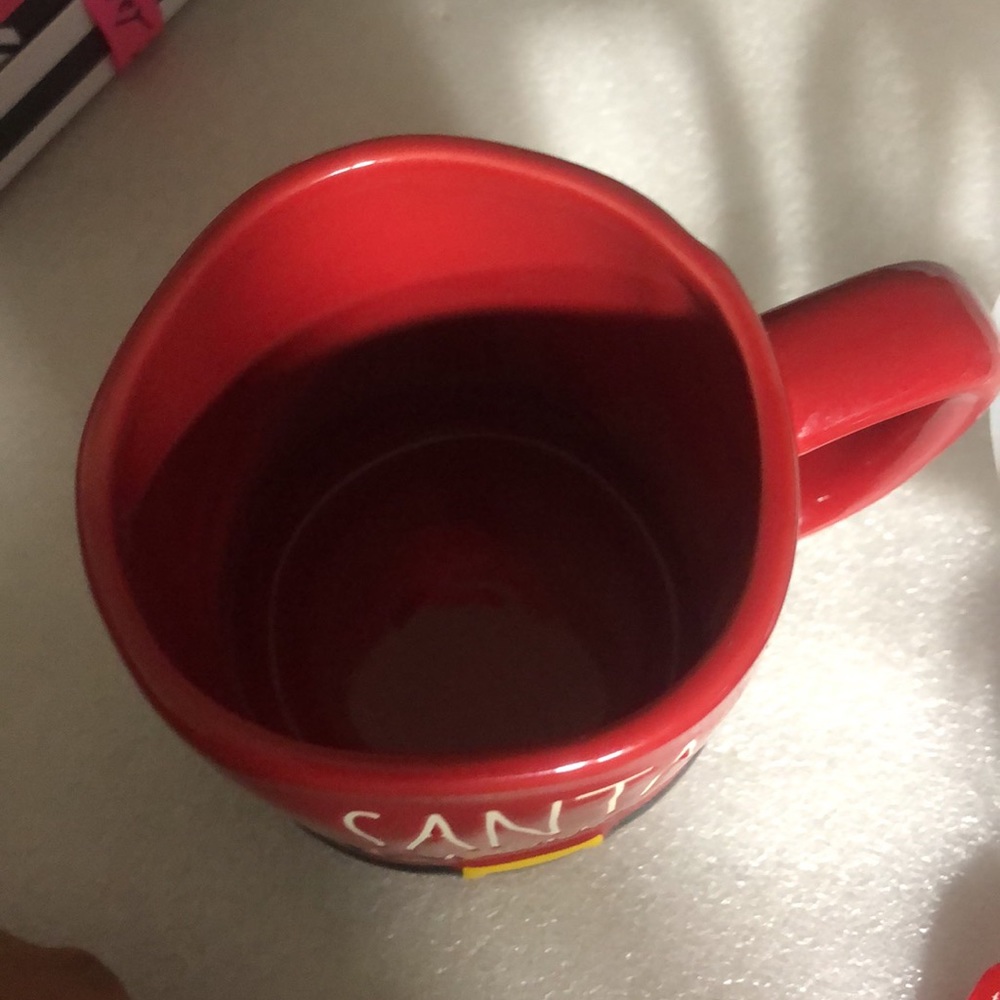 Rae Dunn Santa Mug Holiday Red Ceramic Cup Decor Gift Christmas Gift Clause - Picture 3 of 10